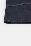 Tomboy non-fade indigo denim shorts