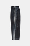 Dirty wall banding track pants