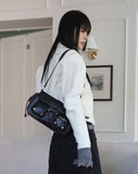 Eyelet Mixi Pocket Shoulder Bag