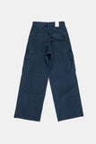 Dying big cargo wide cotton pants