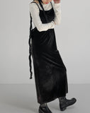 Velour Bustier Long one Piece
