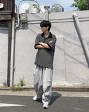 Needle pintuck balloon pants