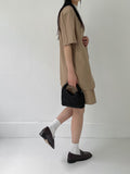 Biche No Collar Half Overfit Jacket