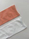 [Basic] Cool Ribbed Silket Long Socks