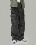 Stae cargo denim pants