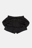 Pumpkin banding string mini skirt