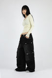 Parachute pocket denim