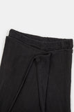 Flow skirt layered bootcut pants