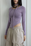 Teuel Unbalance Scarf Tee