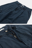 Dying big cargo wide cotton pants