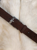 Trendy suede belt