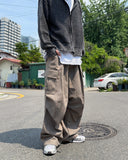 Hito pintuck cargo pants