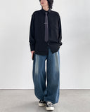 Gaif One Tuck Wide Denim