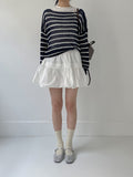 Judy Cotton Flare Mini Skirt
