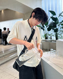 Potem collar short sleeve cardigan