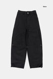 Subtle side pin-tuck carpenter pants