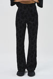 (W) Rose Jacquard Pants