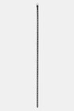 Long eyelet leather belt