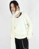 Scarf mink knit