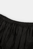 Pumpkin banding string mini skirt
