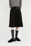 Lumpy fur mule shoes