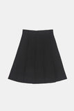 Grace pleated midi skirt
