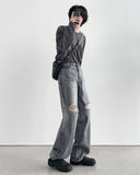 Dury V-neck Knit T-shirt