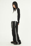 All day side snap track pants