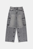 Transform 2-way cargo denim pants