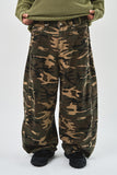 Camo Rip Snap Pants