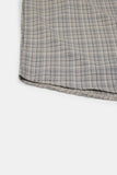 Rai over hooded check shirt