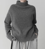 [Premium] Raccoon Turtleneck Knit