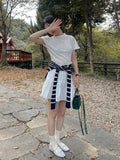Judy Cotton Flare Mini Skirt