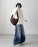Suede Cross Bag
