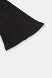 Flow skirt layered bootcut pants