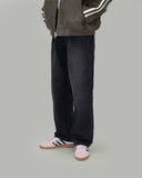 Ege one-tuck semi-wide denim pants