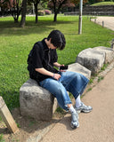 Lycee Bermuda denim pants