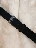 Trendy suede belt