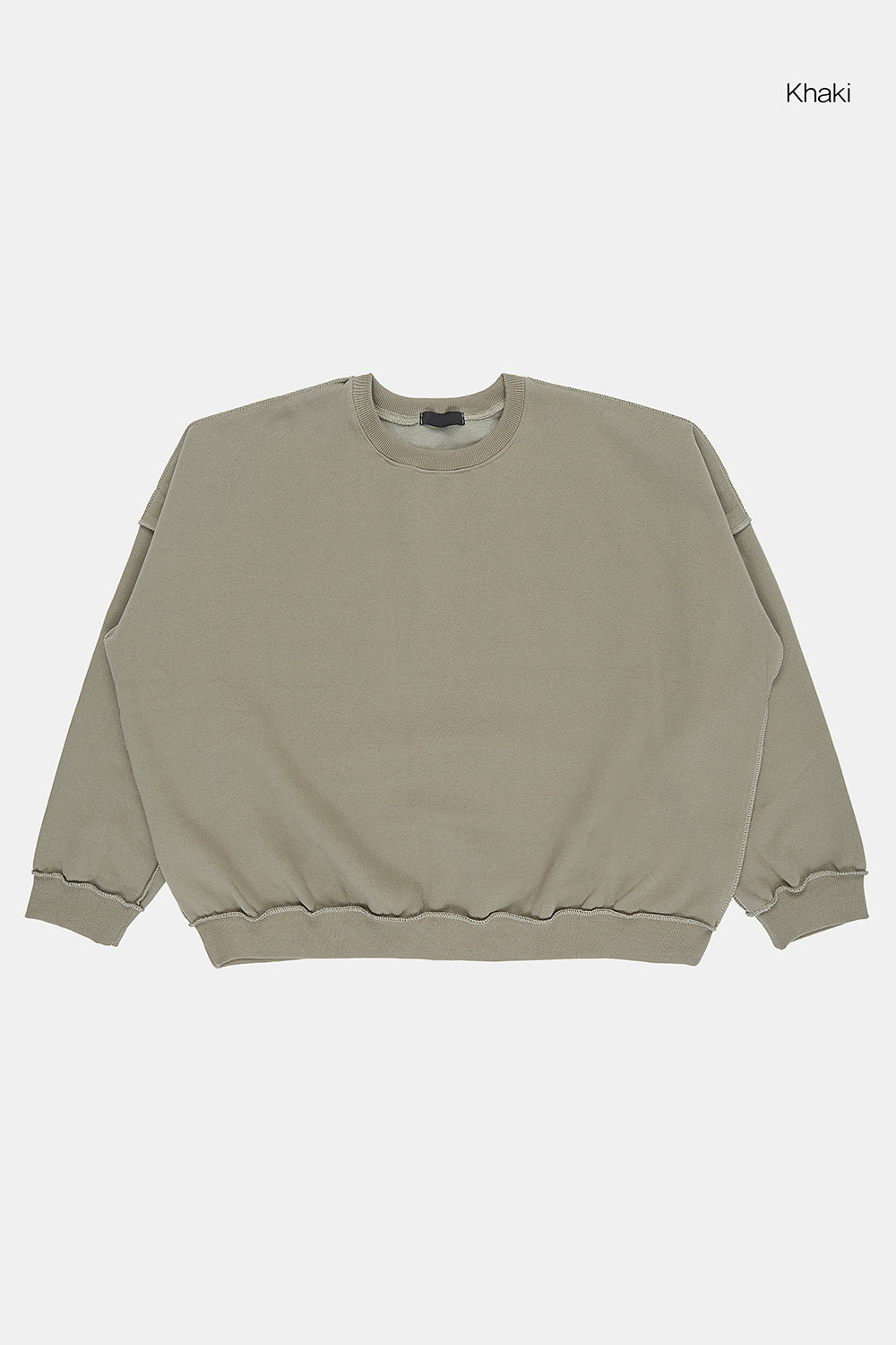 【Raucohouse】Plain overlock fleece over sweatshirt Raucohouse(ラウコハウス) - プレーンオーバーロックフリース