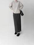 Side Silt Long Skirt