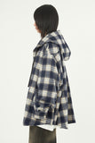 Kiruna hooded overcheck shirt