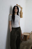 High fuzzy banding pants