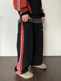 Multi Line Pigment Track Pants