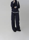 Brushed Fleece Zip-Up Hood Setup Pants