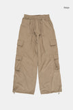 Quattro cargo corduroy banding pants