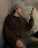 Pigment Semi-Cropped Hood Zip Up