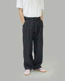 Velcro belt wide slacks
