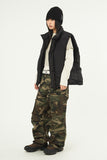 Military cutting cargo half banding pants