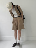 Biche No Collar Half Overfit Jacket