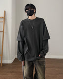 Split Layered Long Sleeve